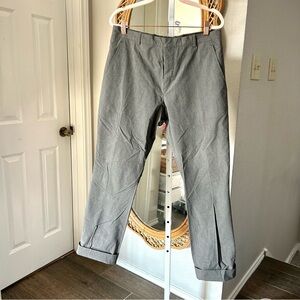 Marni / 100% Cotton Grey Work Slacks Pants